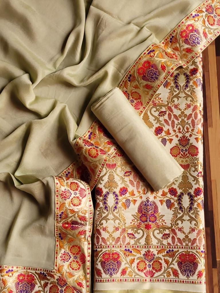 Banarasi brocade suit by banarasi store - Banarasi Store