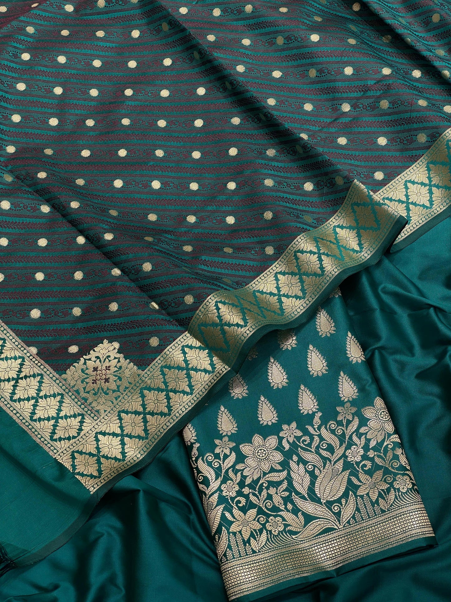 Banarasi silk suit by banarasi store - Banarasi Store