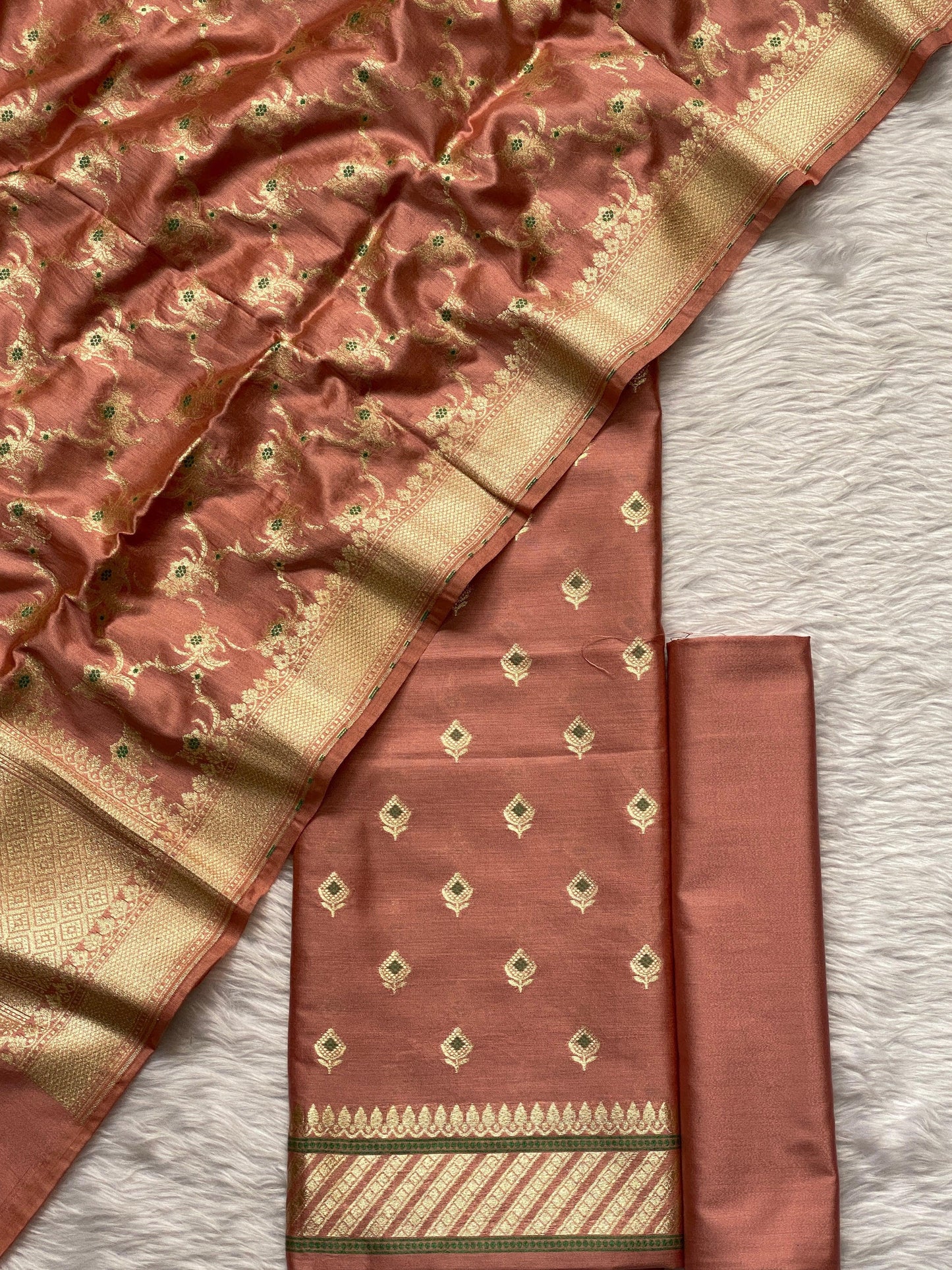 Handloom pure chiniya silk by banarasi store - Banarasi Store