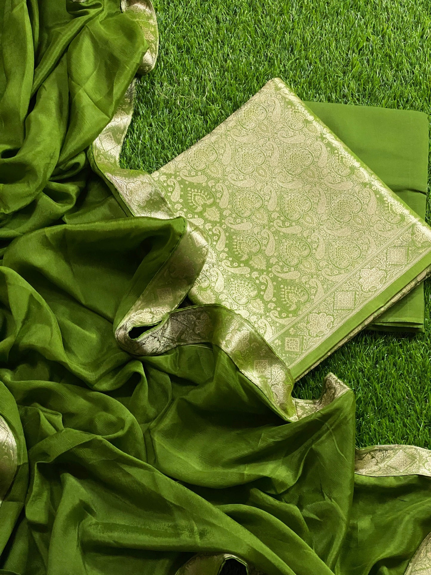 Banarasi brocade suit by banarasi store - Banarasi Store