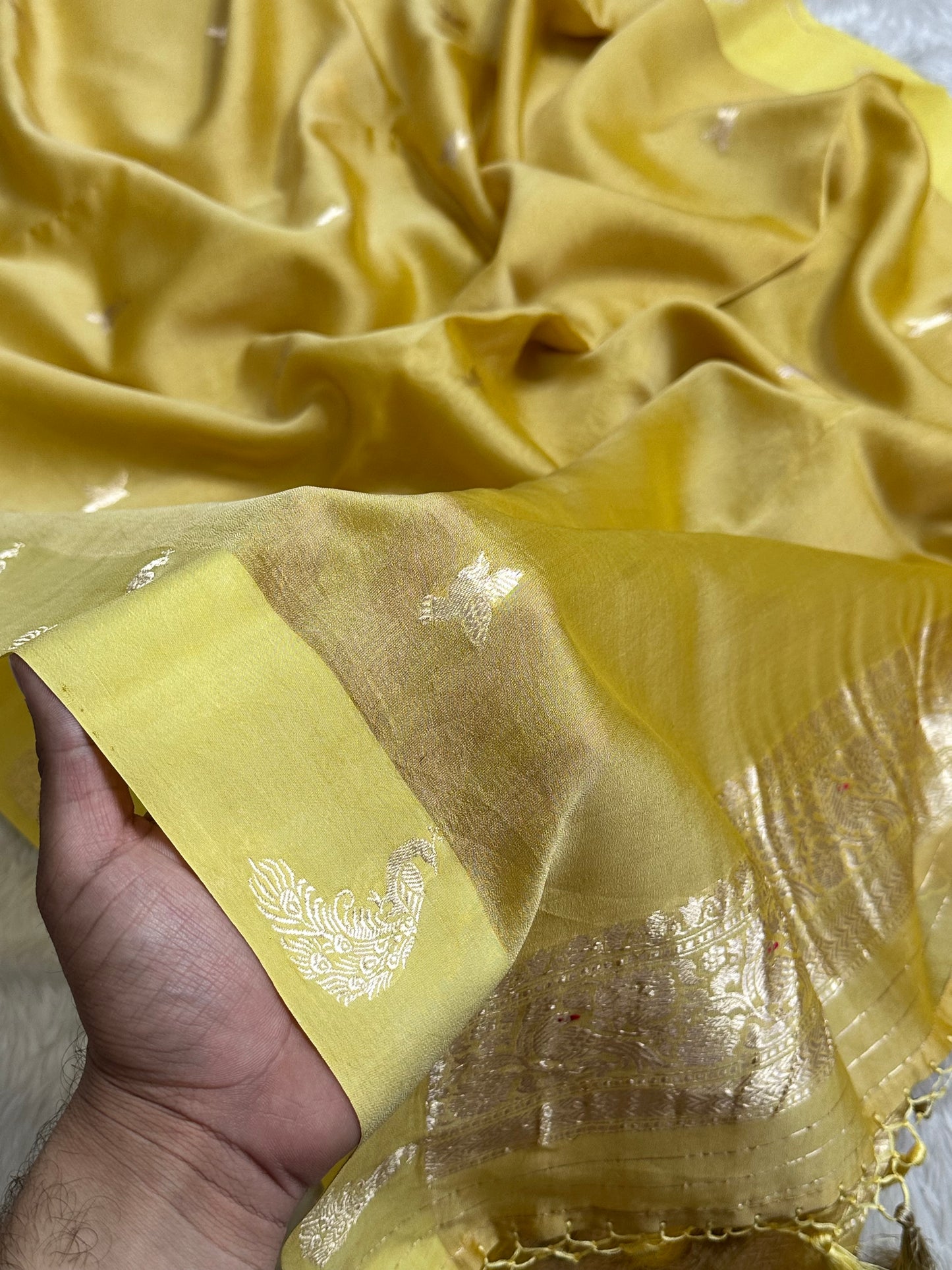 Handloom chanderi suit by banarasi store