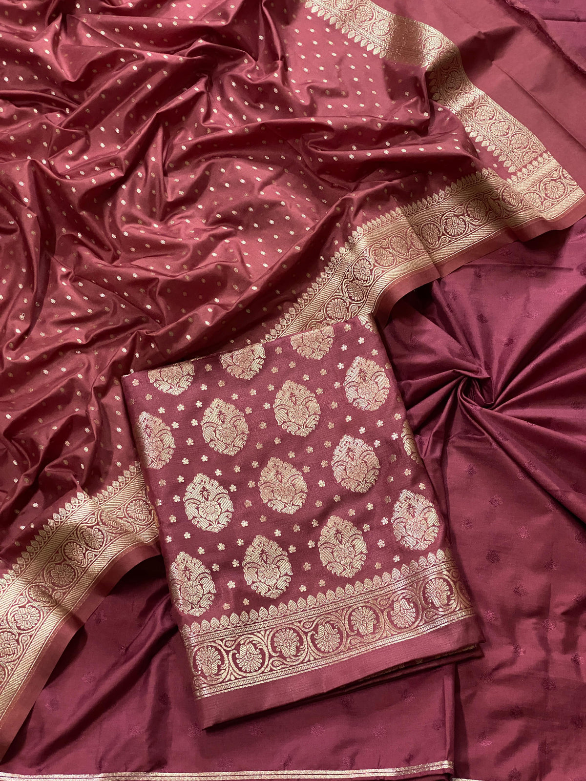Banarasi katan suit by banarasi store - Banarasi Store