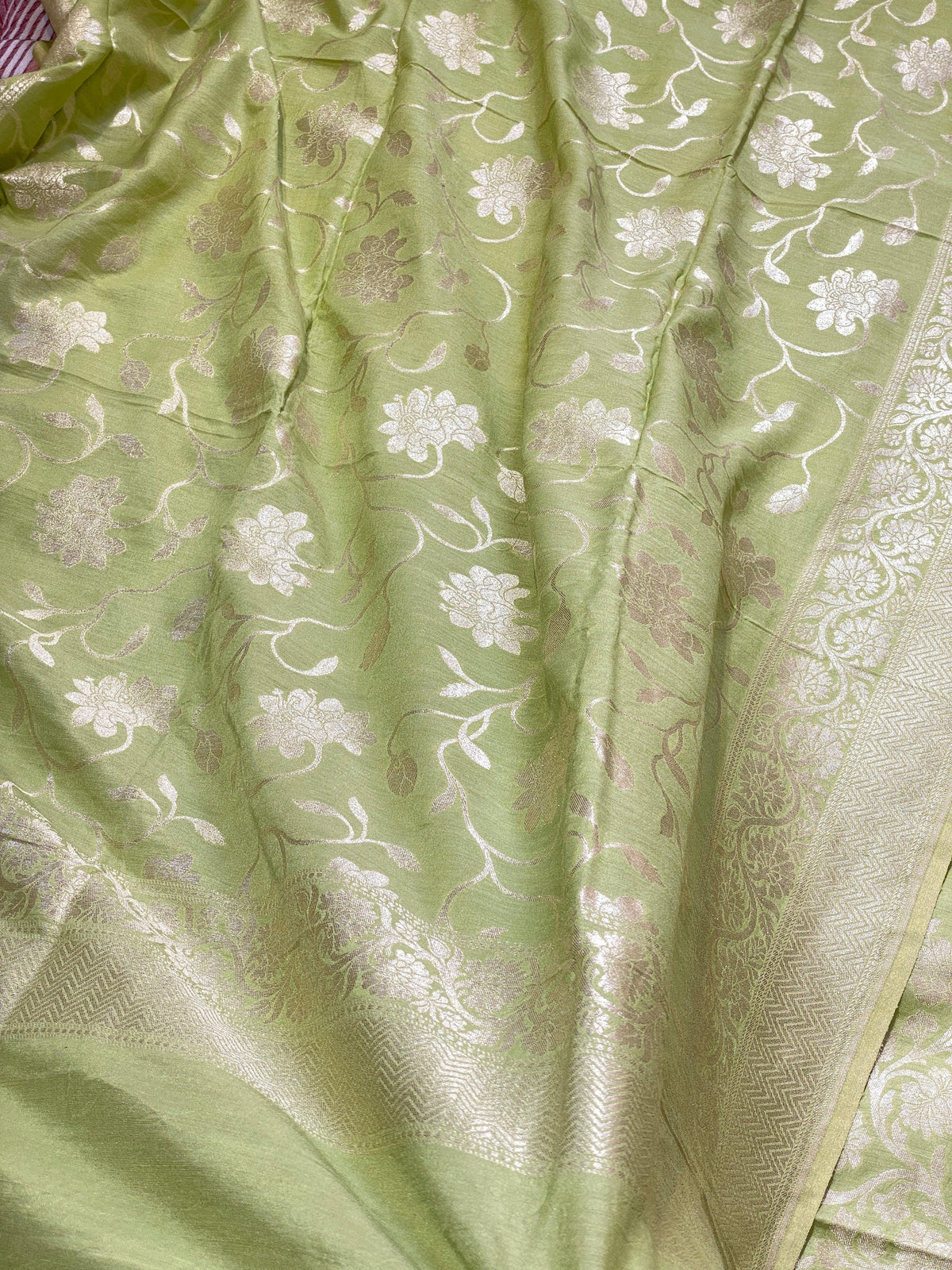 Handloom moonga by banarasi store - Banarasi Store