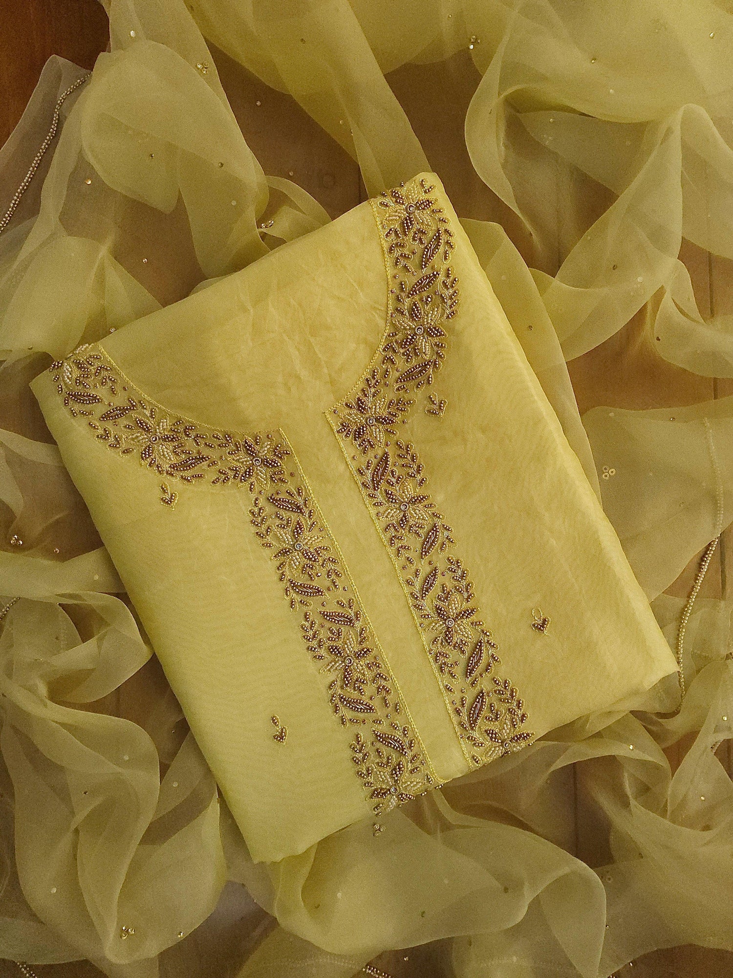 Pure organza suits - Banarasi Store