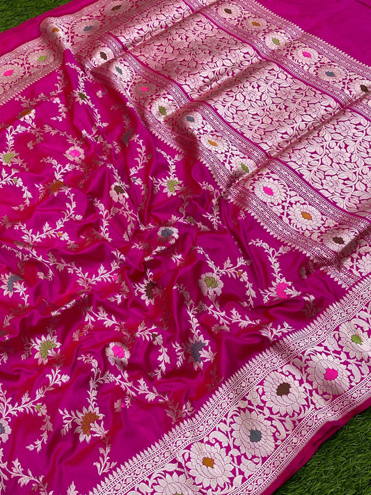 Handwoven katan saree by banarasi store - Banarasi Store