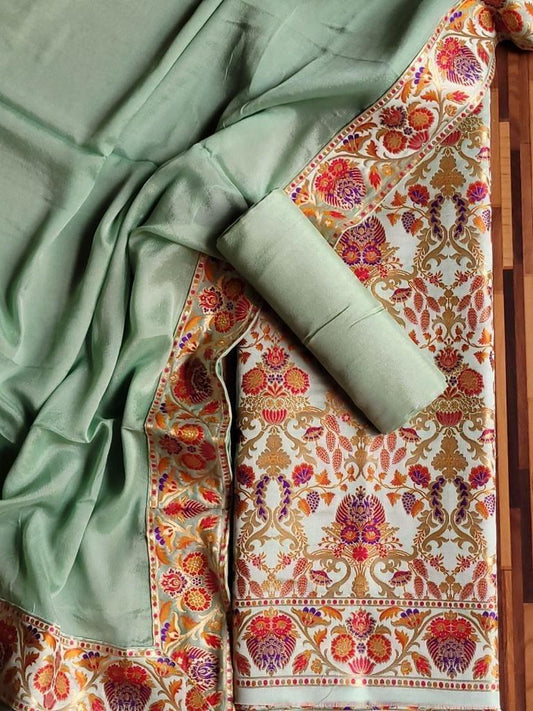 Banarasi brocade suit by banarasi store - Banarasi Store