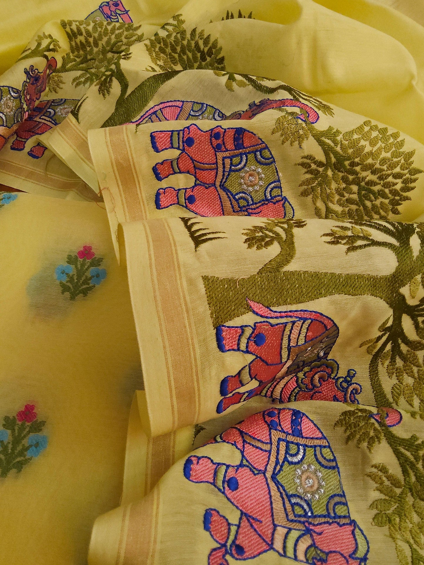 Banarasi chanderi embroidery suits - Banarasi Store