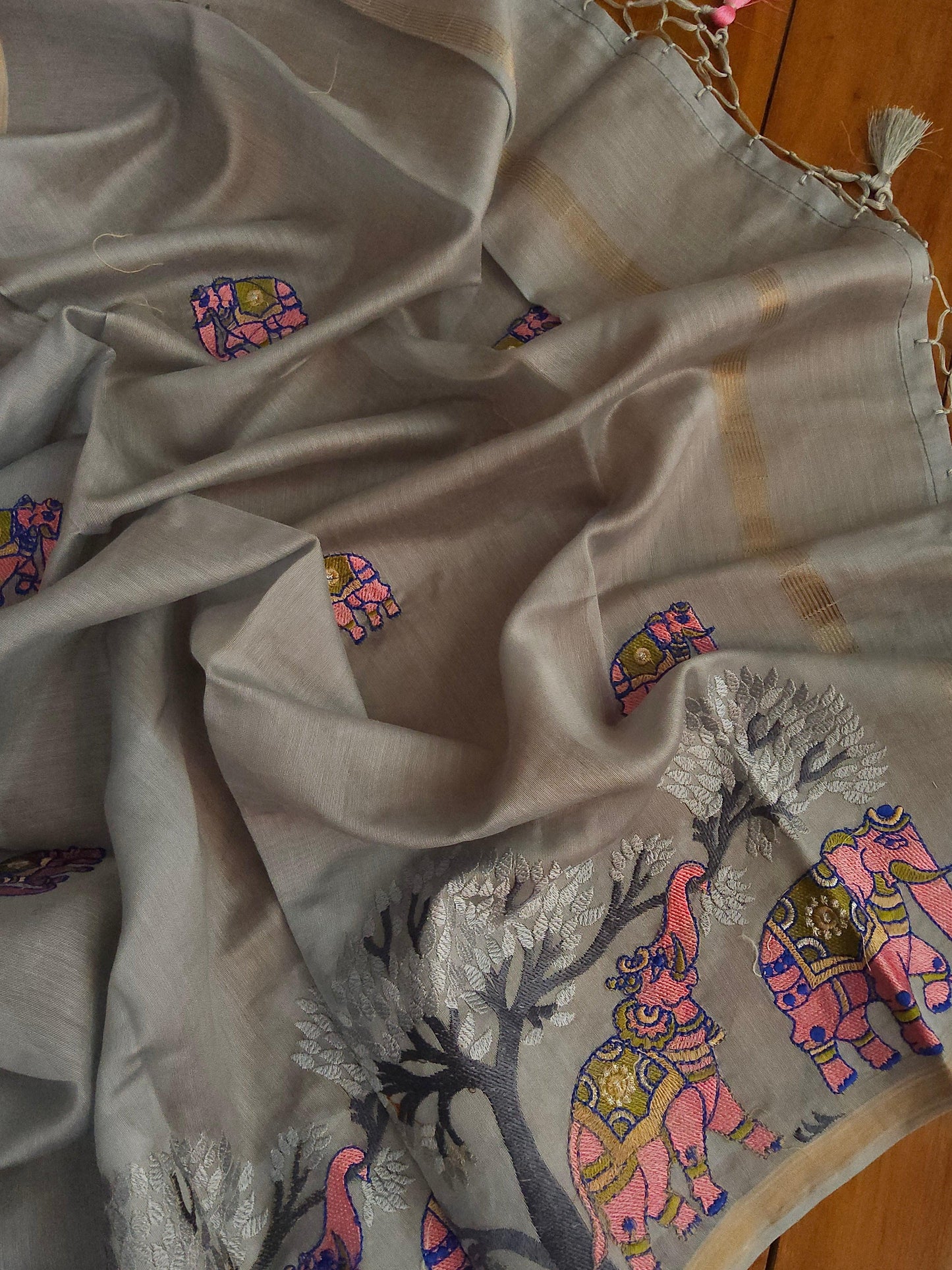 Banarasi chanderi embroidery suits - Banarasi Store