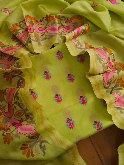 Banarasi chanderi embroidery suits - Banarasi Store