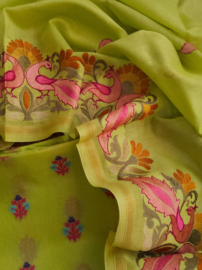Banarasi chanderi embroidery suits - Banarasi Store