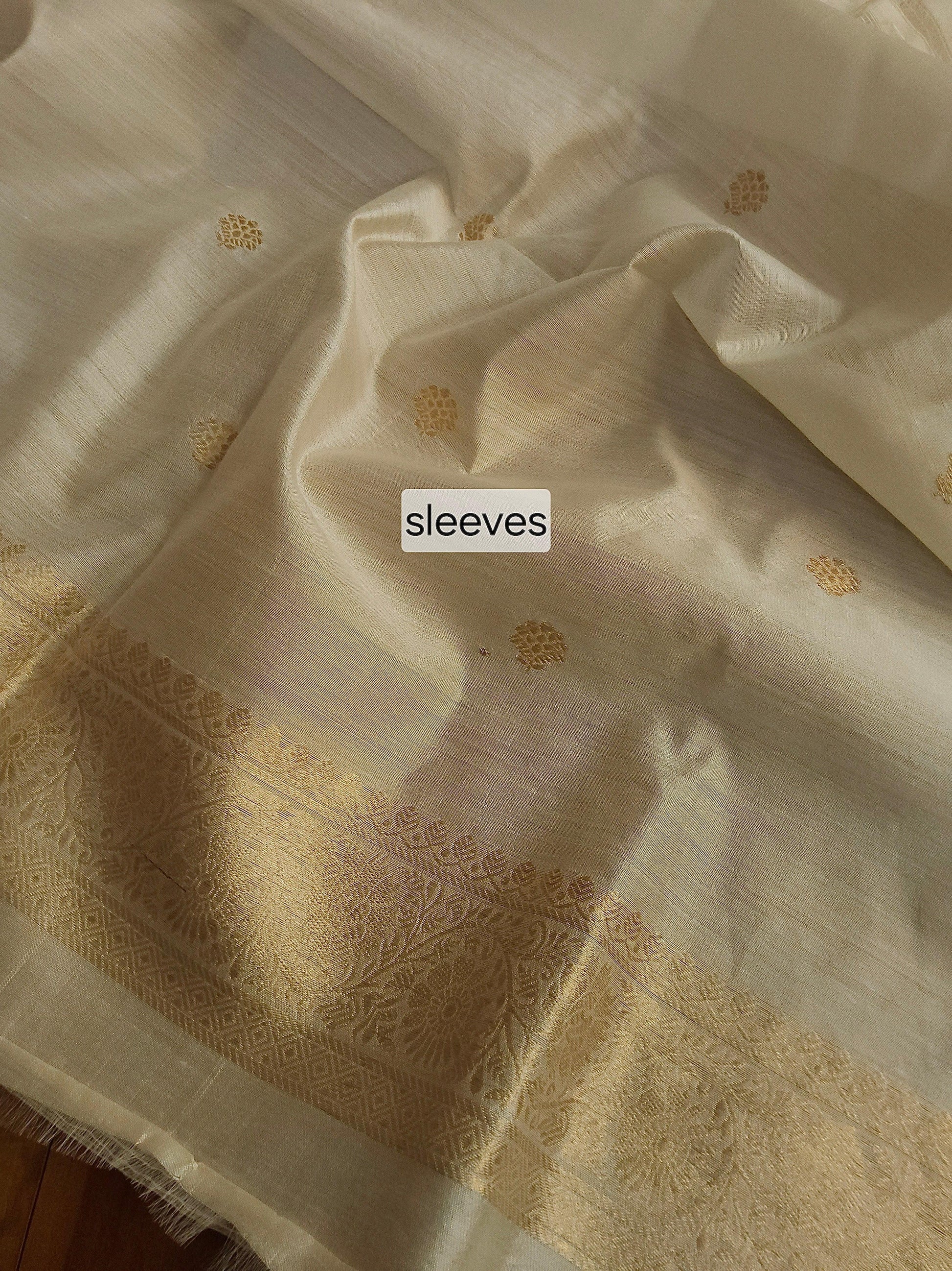Handloom pure chiniya silk by banarasi store - Banarasi Store