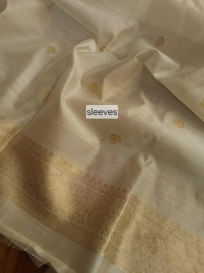Handloom pure chiniya silk by banarasi store - Banarasi Store