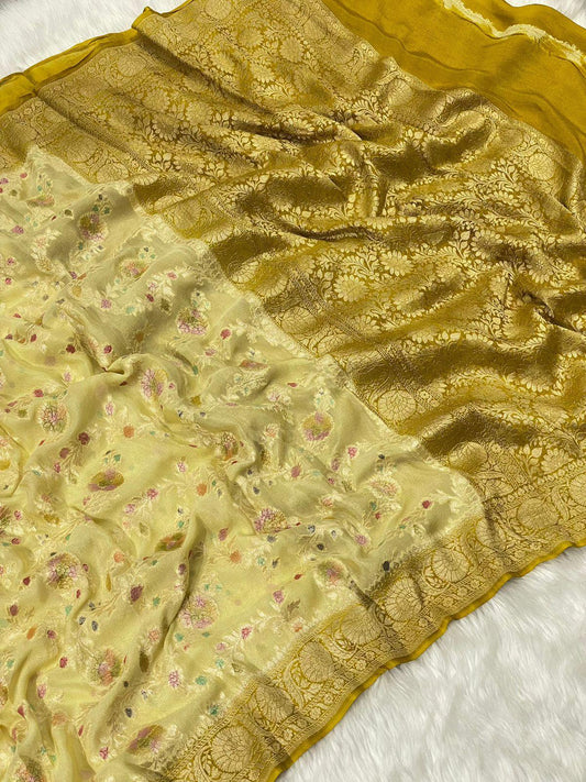 Pure khaddi Georgette by banarasi store - Banarasi Store