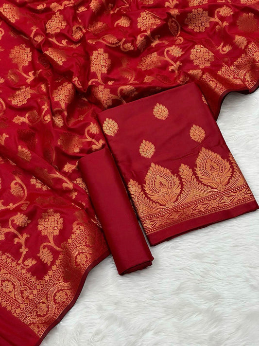 Banarasi silk suit by banarasi store - Banarasi Store