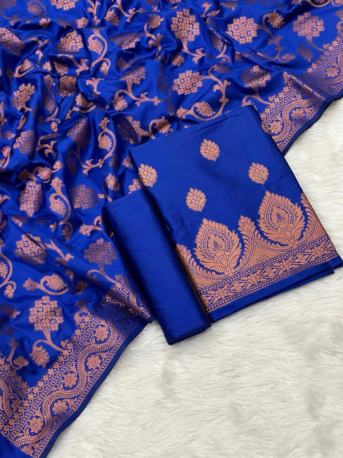 Banarasi silk suit by banarasi store - Banarasi Store