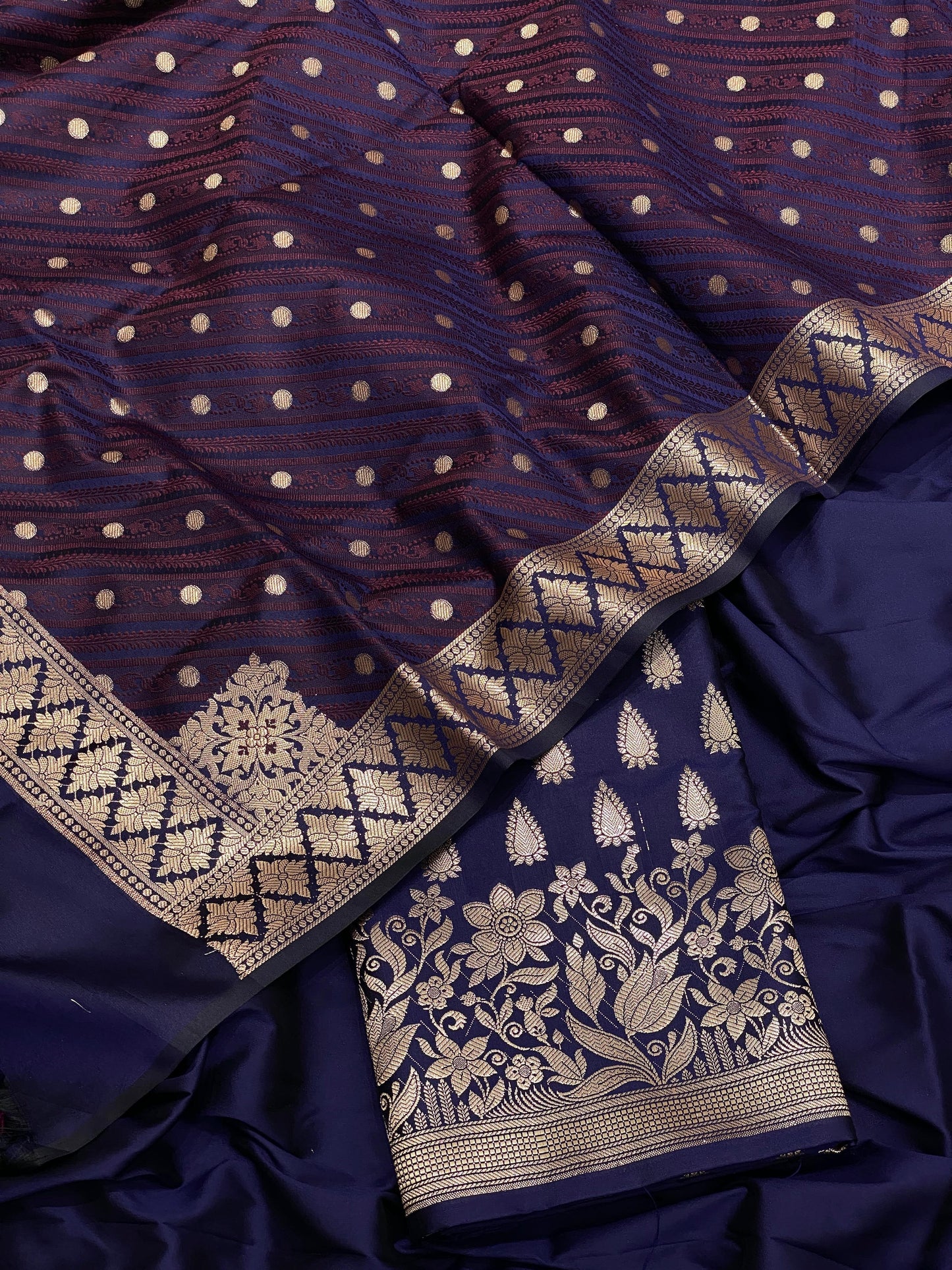 Banarasi silk suit by banarasi store - Banarasi Store