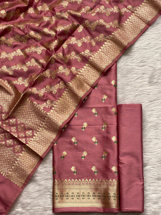 Handloom pure chiniya silk by banarasi store - Banarasi Store