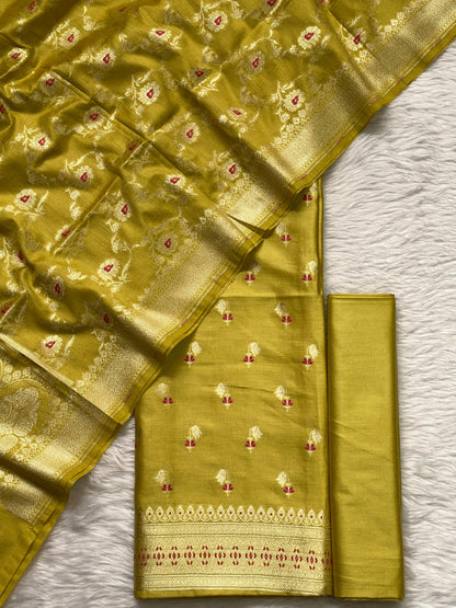 Handloom pure chiniya silk by banarasi store - Banarasi Store