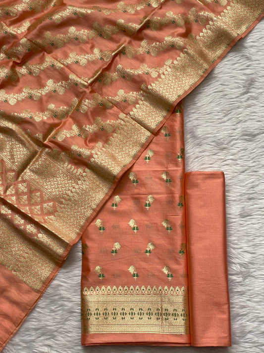Handloom pure chiniya silk by banarasi store - Banarasi Store
