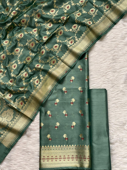 Handloom pure chiniya silk by banarasi store - Banarasi Store