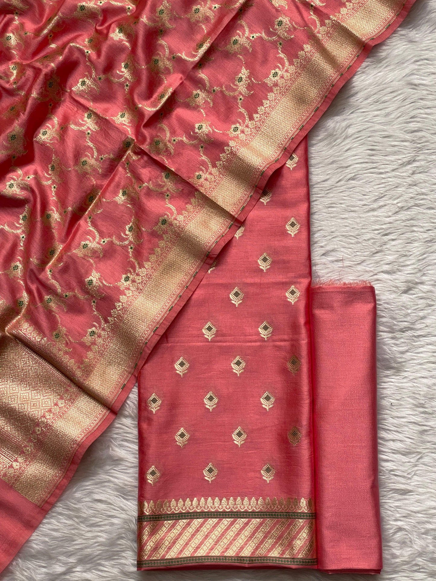 Handloom pure chiniya silk by banarasi store - Banarasi Store