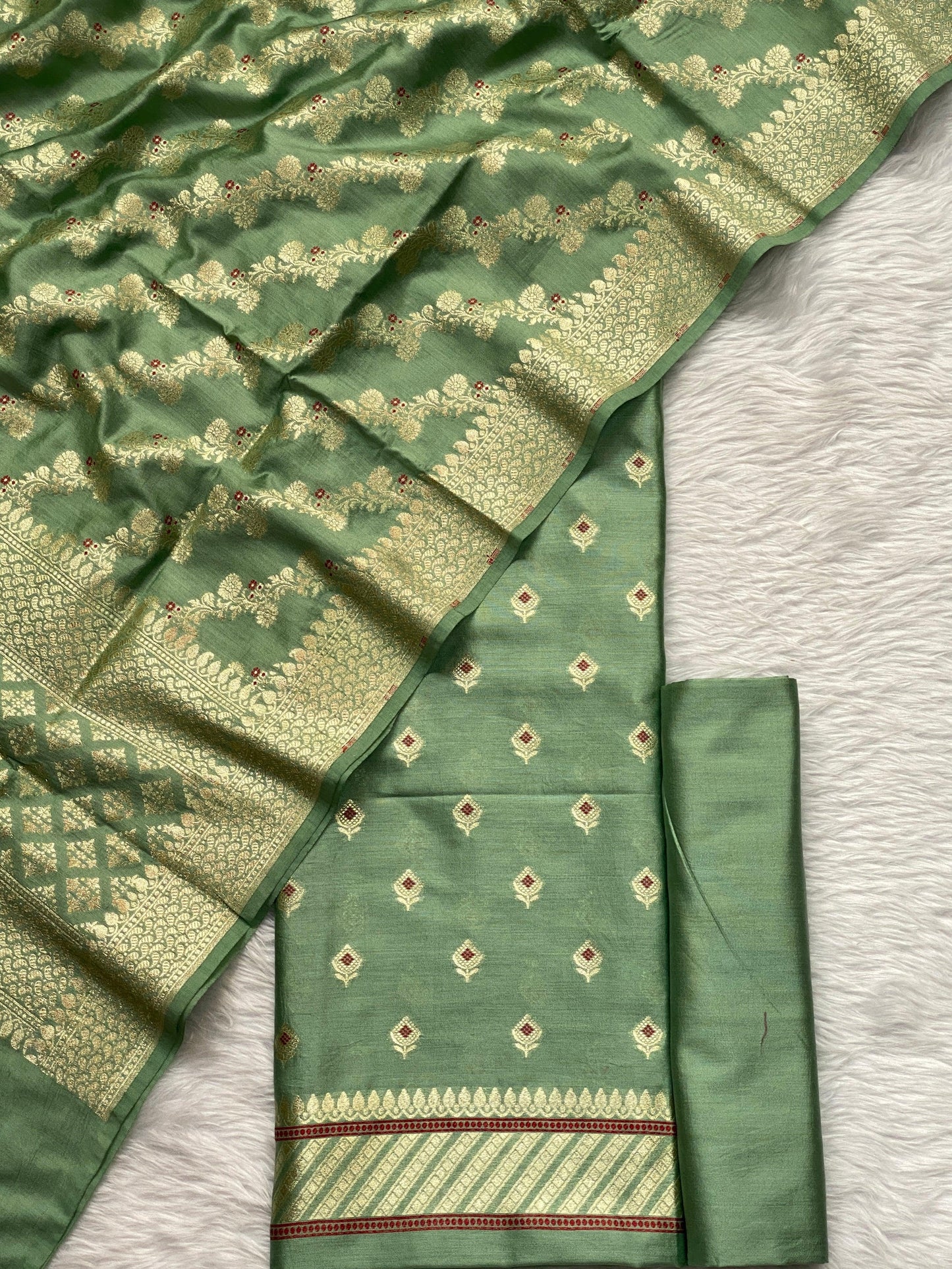 Handloom pure chiniya silk by banarasi store - Banarasi Store