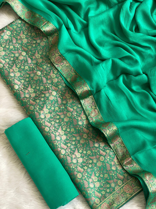 Banarasi brocade suit by banarasi store - Banarasi Store