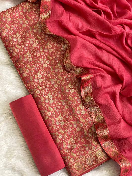 Banarasi brocade suit by banarasi store - Banarasi Store
