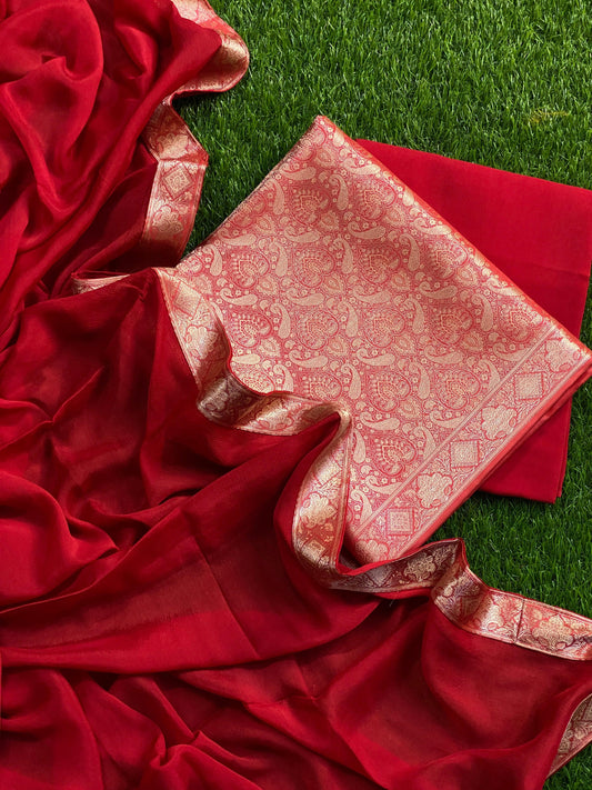 Banarasi brocade suit by banarasi store - Banarasi Store