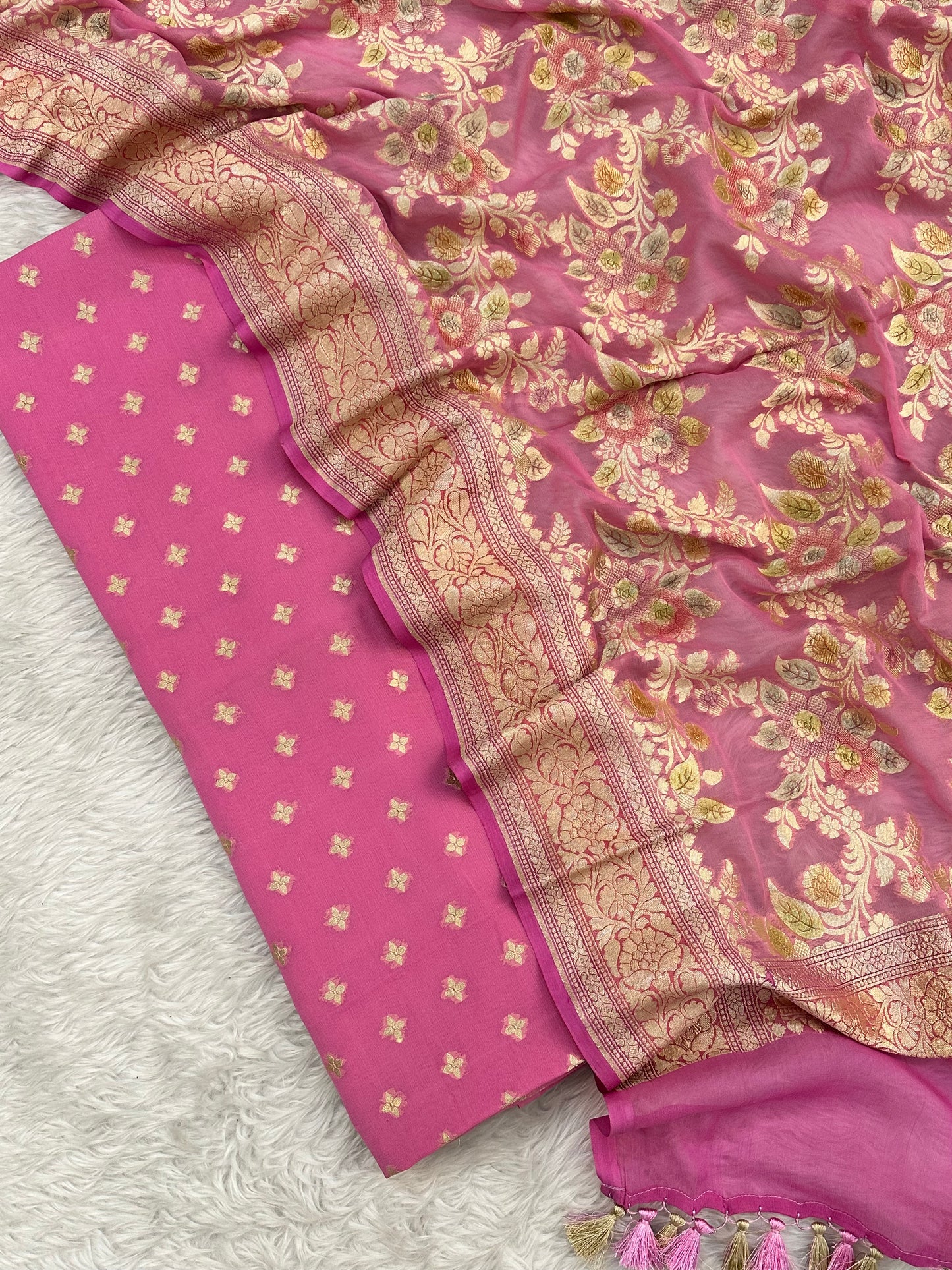 KHADDI GEORGETTE BY BANARASI STORE