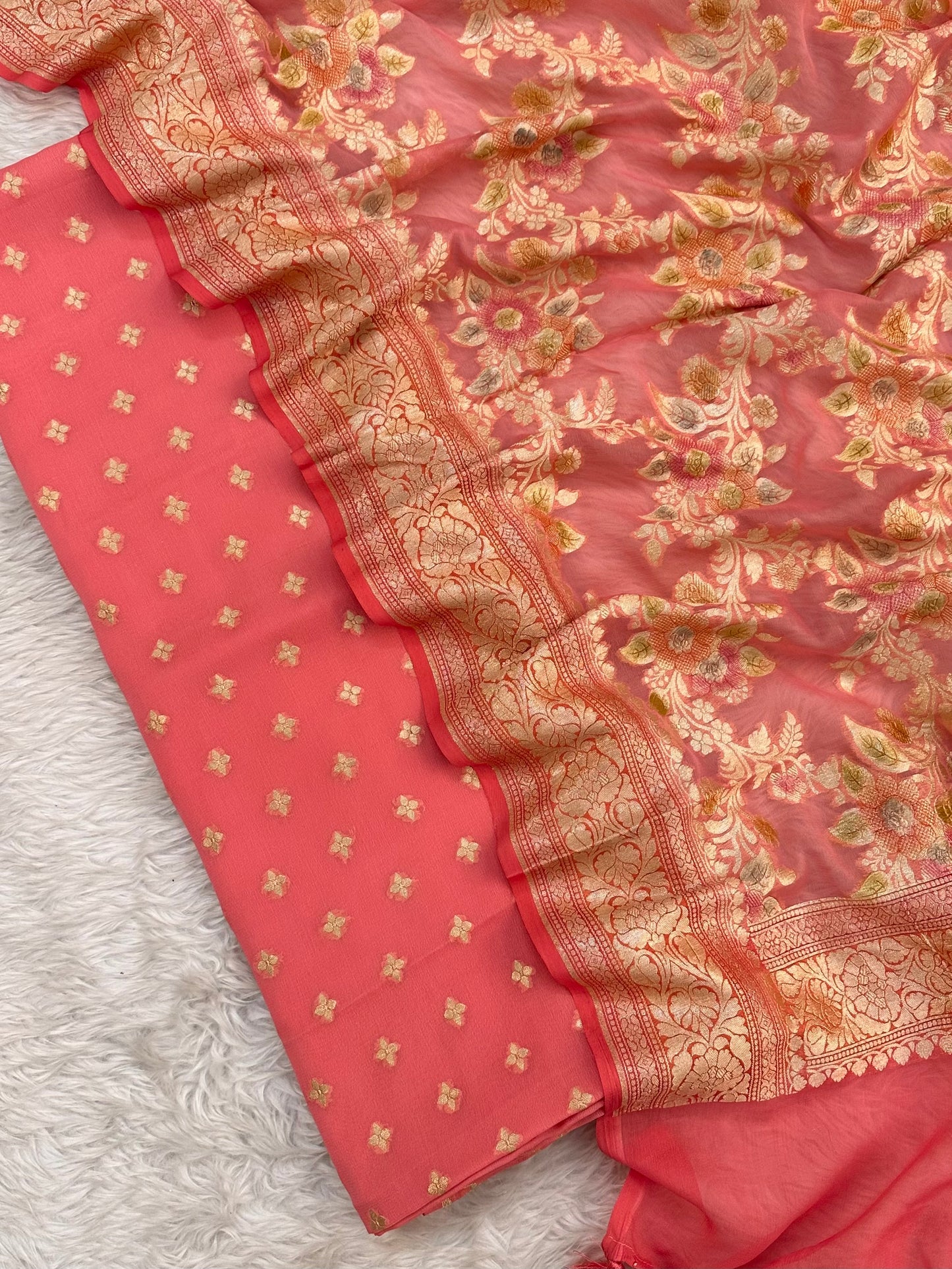 KHADDI GEORGETTE BY BANARASI STORE