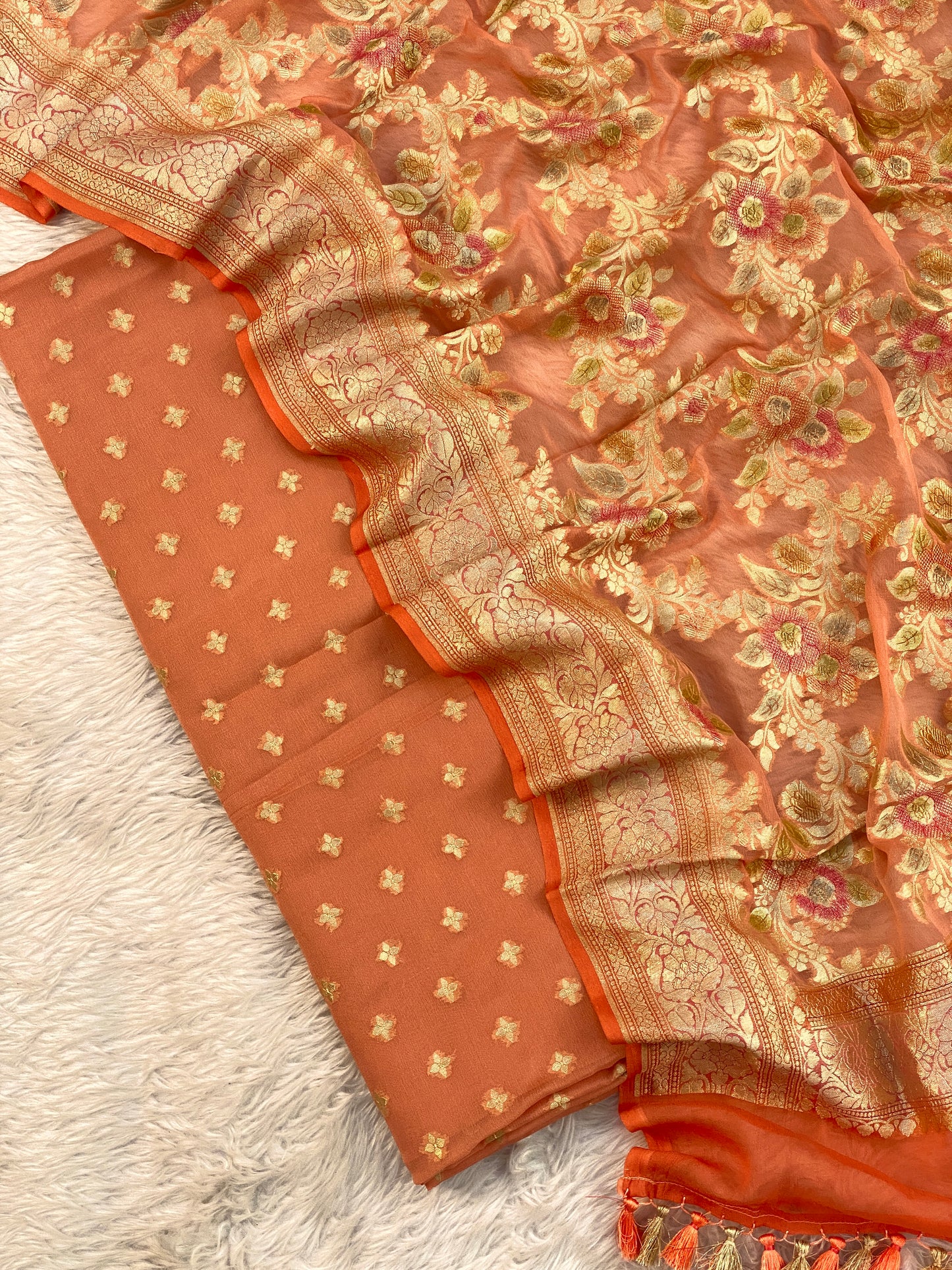 KHADDI GEORGETTE BY BANARASI STORE