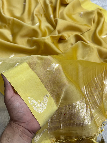 Handloom chanderi suit by banarasi store