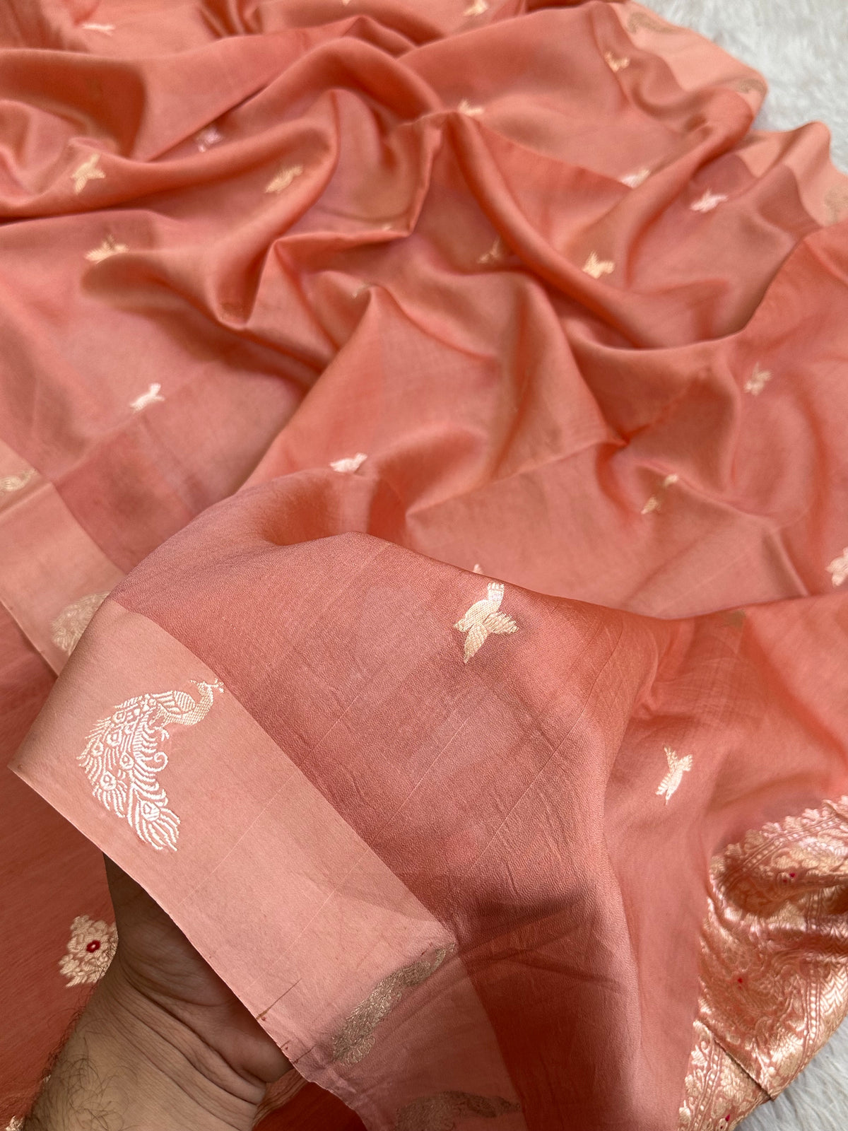 Handloom chanderi suit by banarasi store