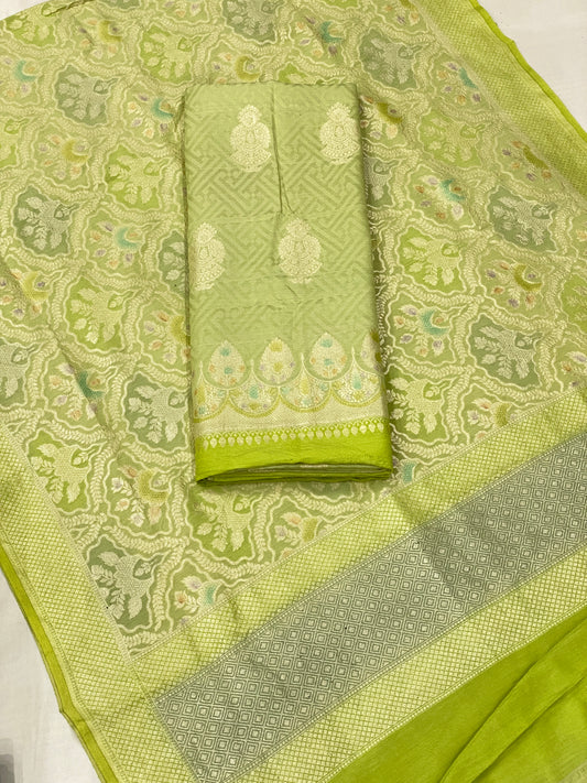Handloom moonga by banarasi store