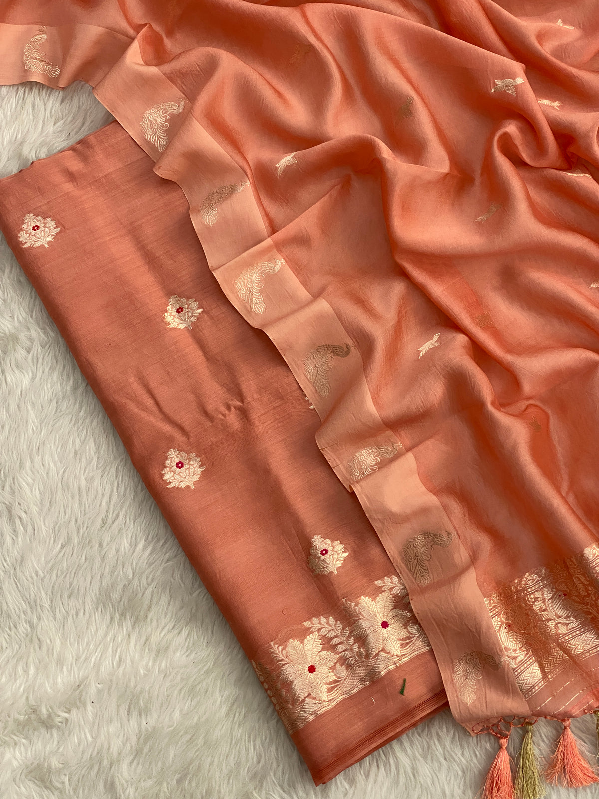 Handloom chanderi suit by banarasi store