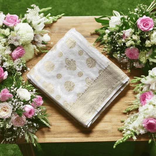 Pure chiniya silk by banarasi store - Banarasi Store
