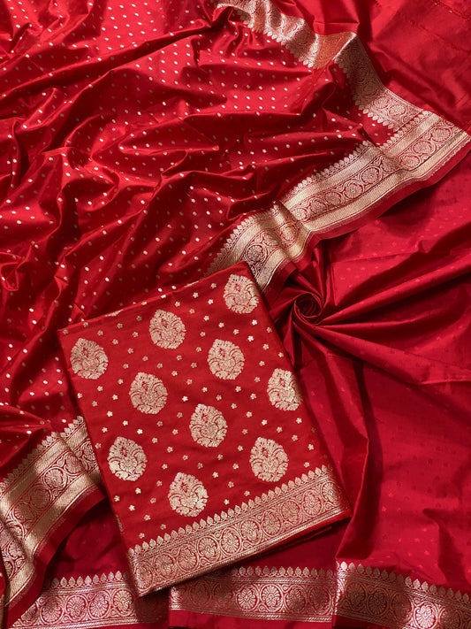 Banarasi katan suit by banarasi store - Banarasi Store