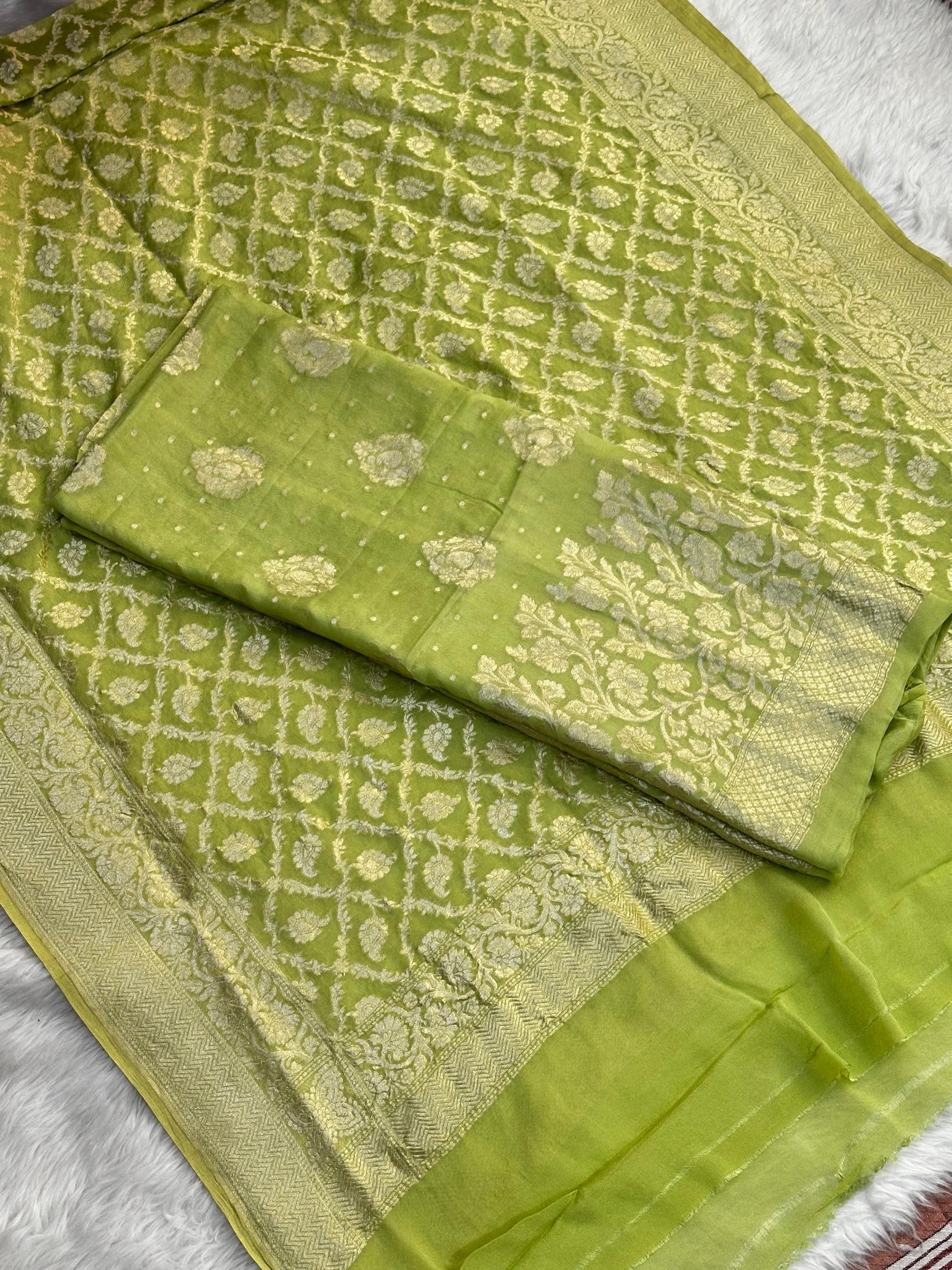 KHADDI GEORGETTE X BANARASI STORE - Banarasi Store