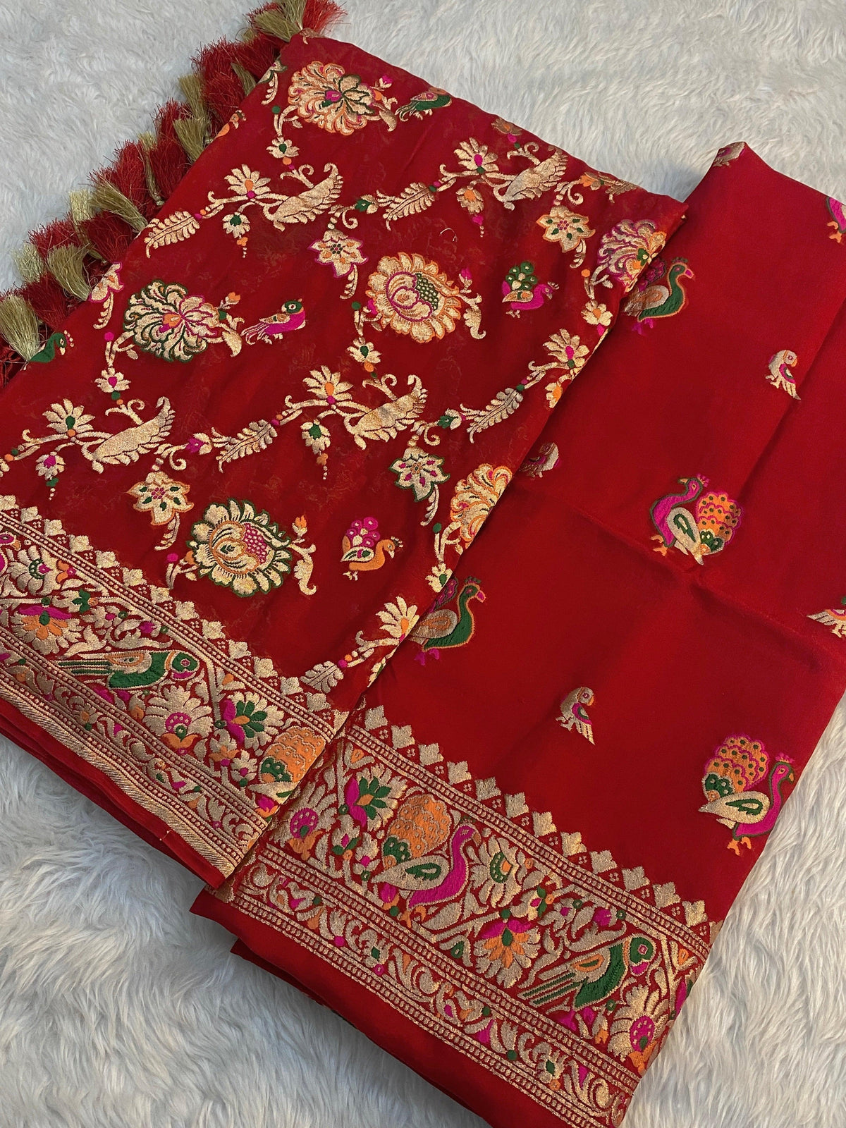 KHADDI GEORGETTE X BANARASI STORE - Banarasi Store
