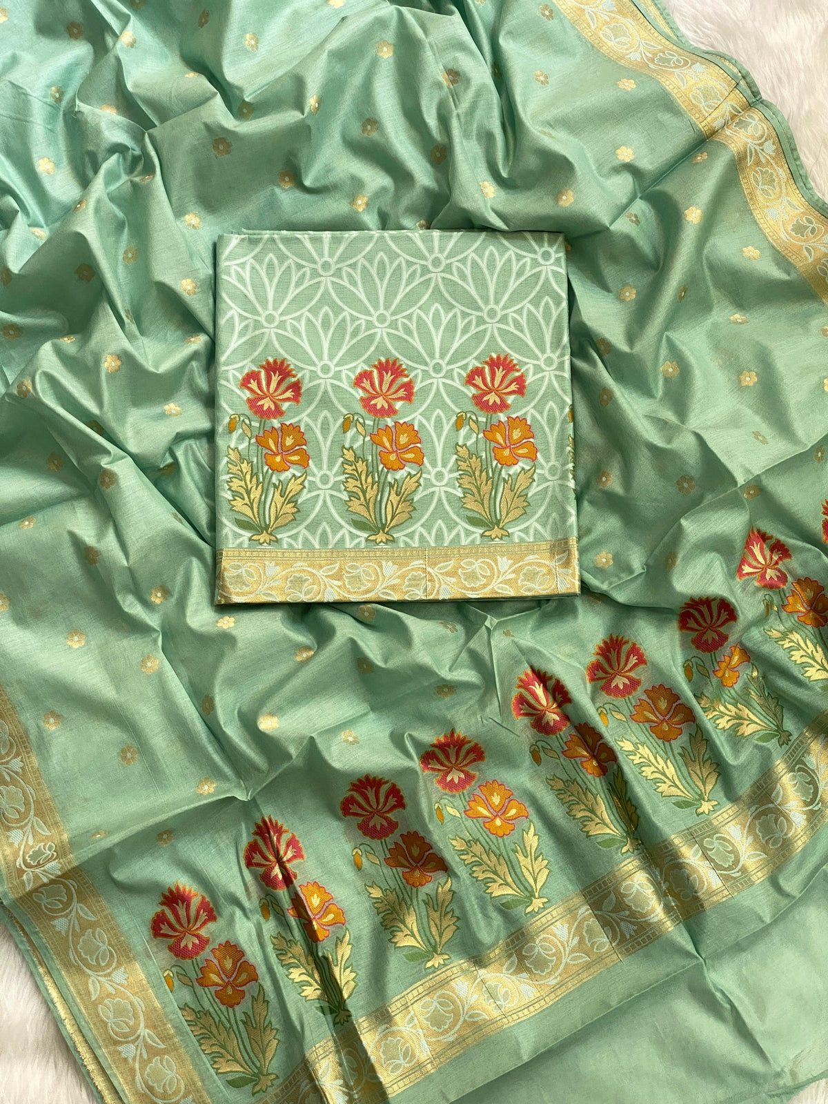 JAMDANI X BANARASI - Banarasi Store