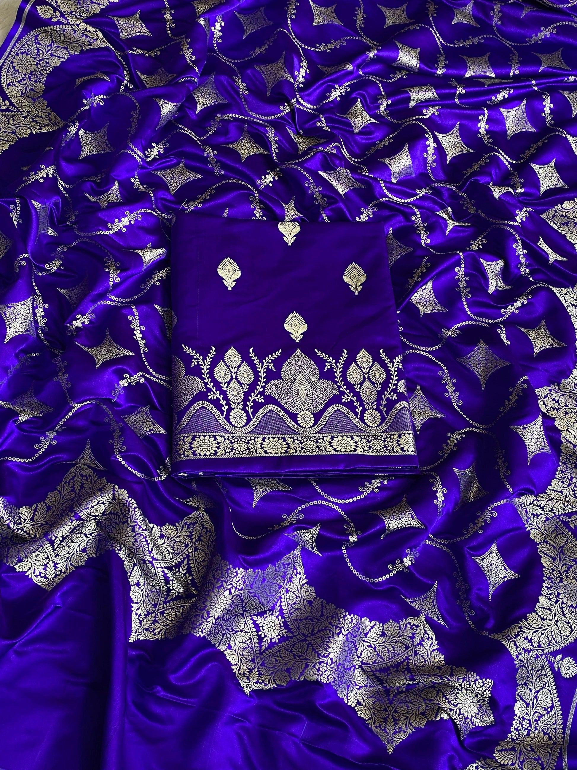 Satin X Mashru - Banarasi Store