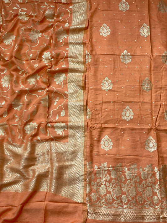 Handloom moonga by banarasi store - Banarasi Store