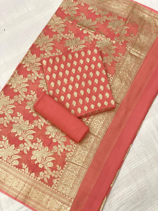 KHADDI GEORGETTE X BANARASI STORE - Banarasi Store