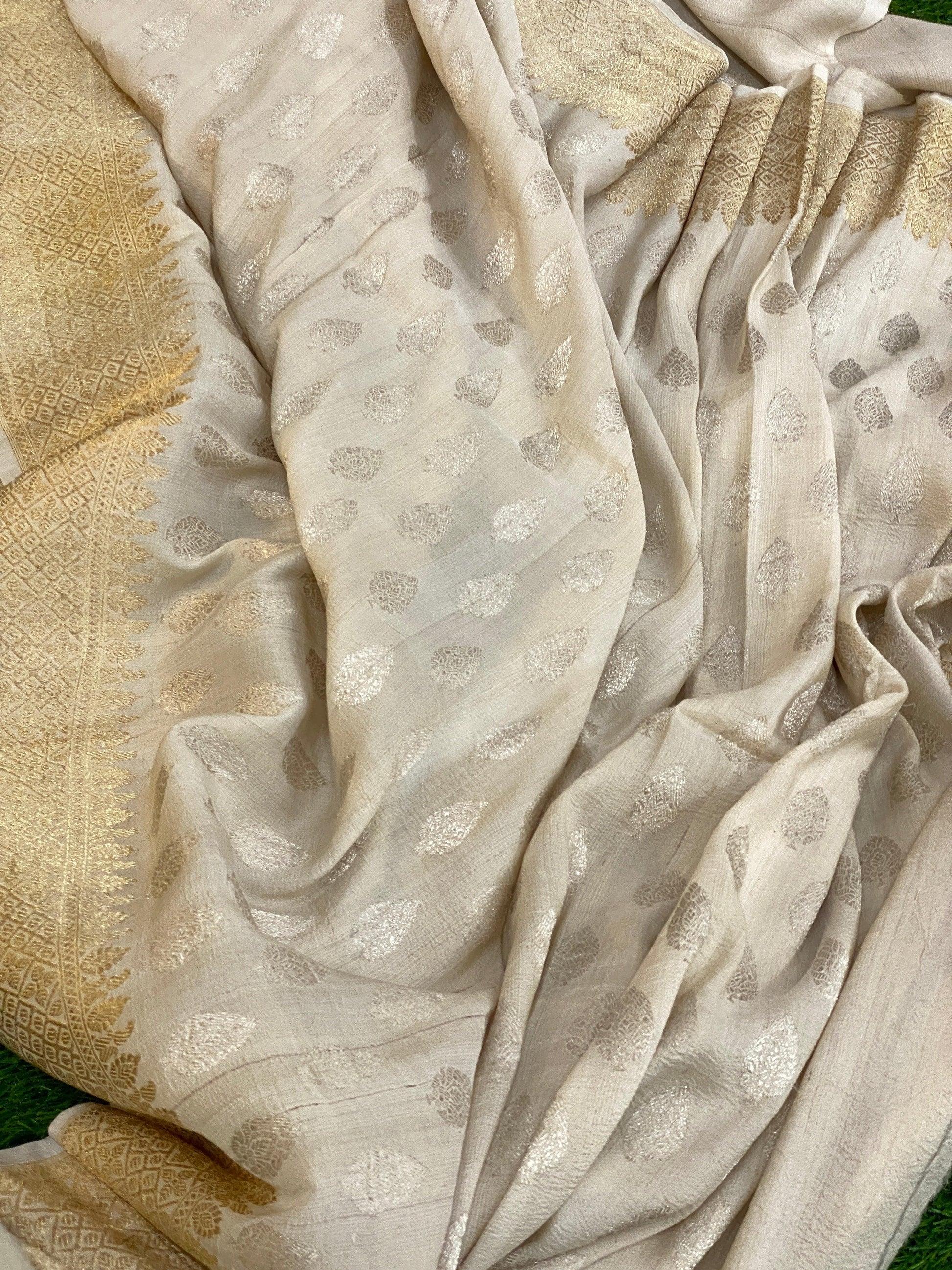 Handwoven khiccha tussar by banarasi Store - Banarasi Store