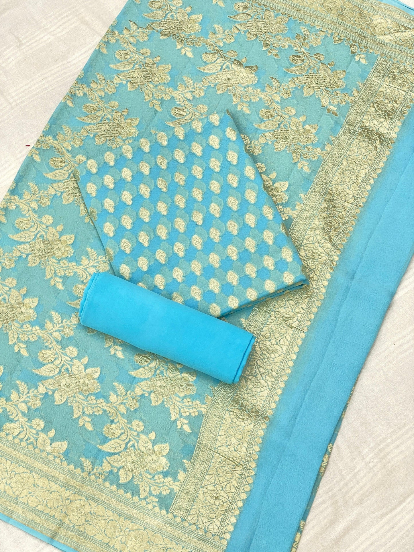 KHADDI GEORGETTE X BANARASI STORE - Banarasi Store