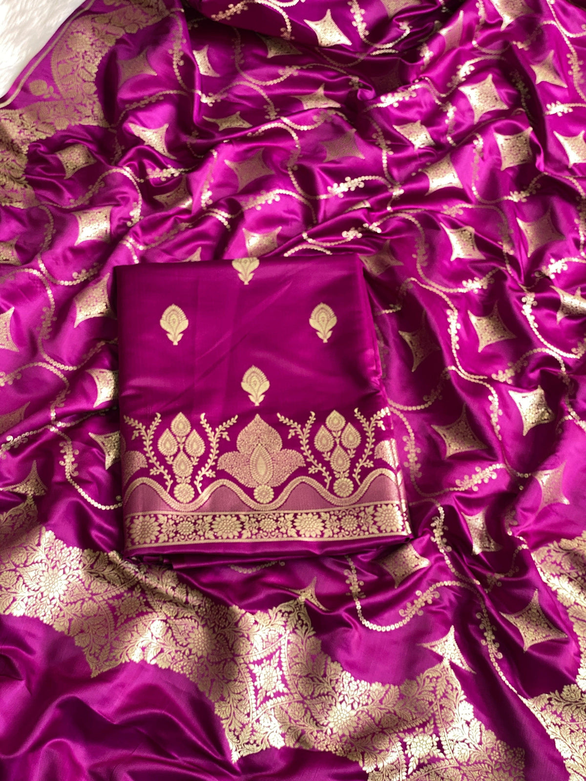 Satin X Mashru - Banarasi Store