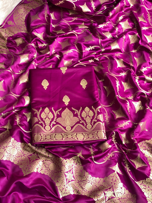 Satin X Mashru - Banarasi Store