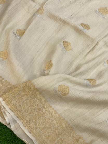 Handwoven khiccha tussar by banarasi Store - Banarasi Store