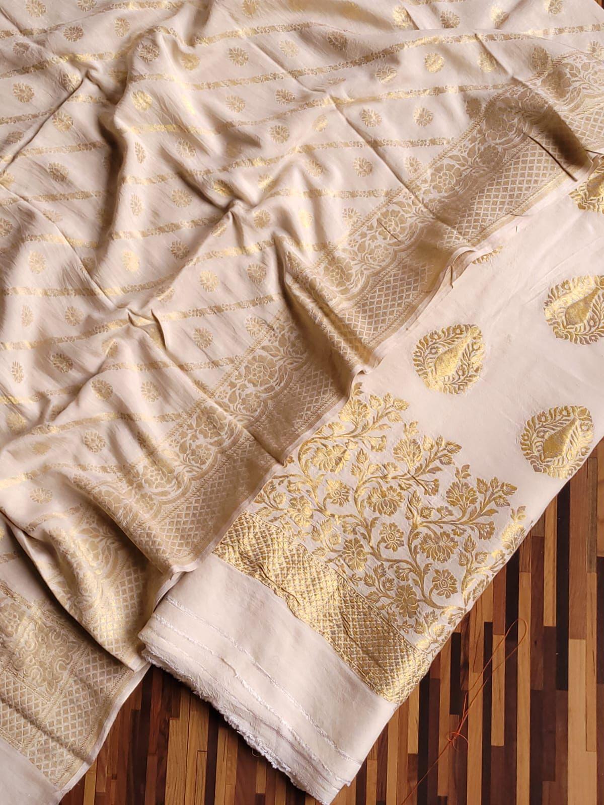 Handloom moonga by banarasi store - Banarasi Store